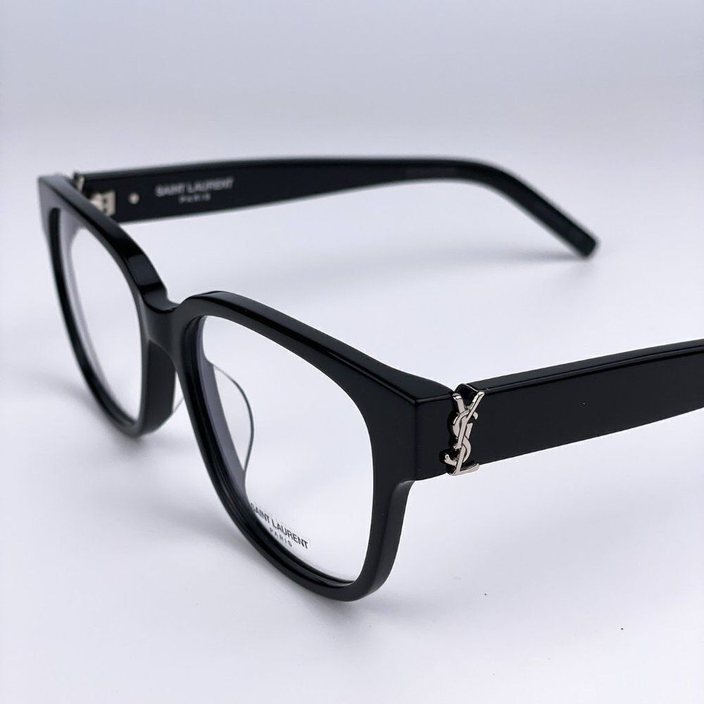 NEW Saint Laurent Classic SLM33/F 001 Black Cat Eye Women Eyeglasses - Picture 6 of 11